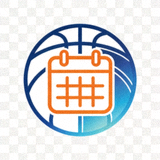 NBA赛程表格网站Logo蓝色篮球图标
